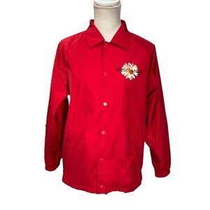 RipNDip Daisy Cherry Red “Must be Nice” Couch Jacket 
Size M